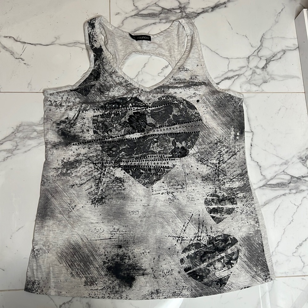 Casual Heart Tank Top